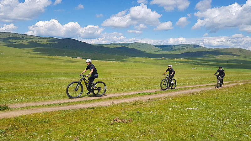 Cycling in Mongolia